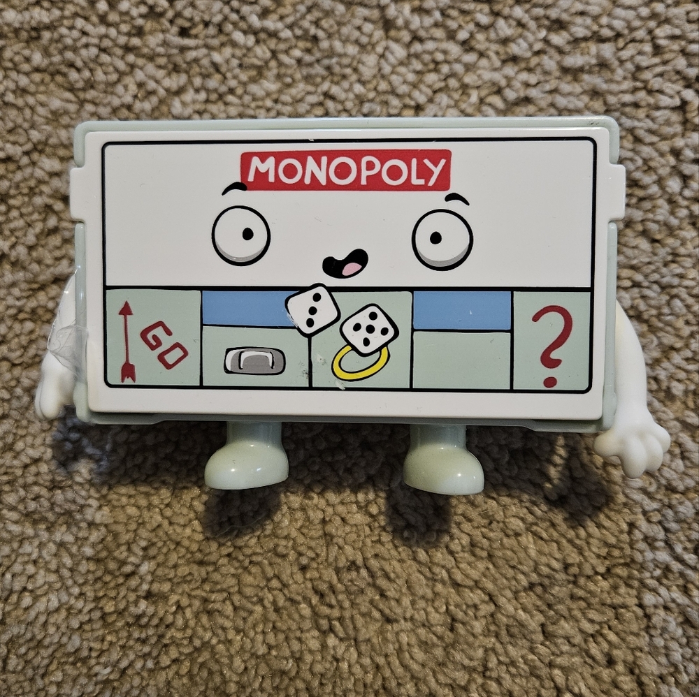 McDonald's Monopoly Board Game Figure - Red, White, Blue